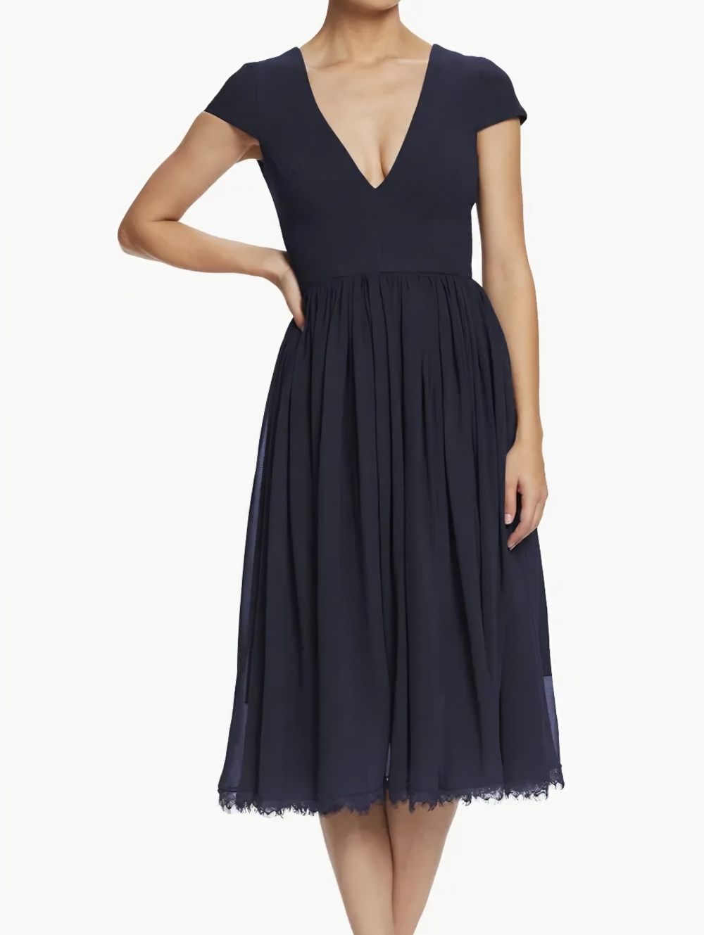 NWOT Dress The Population Corey Midnight Blue Size Large Dress